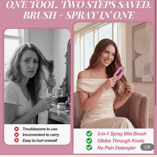 Mist Spray Detangling Brush
